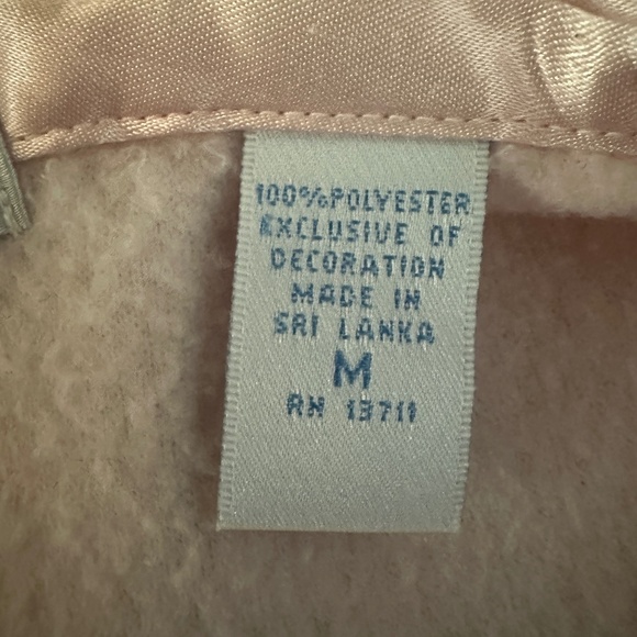 Erika Taylor Long Fleece Robe Pink Size Medium - Picture 3 of 15